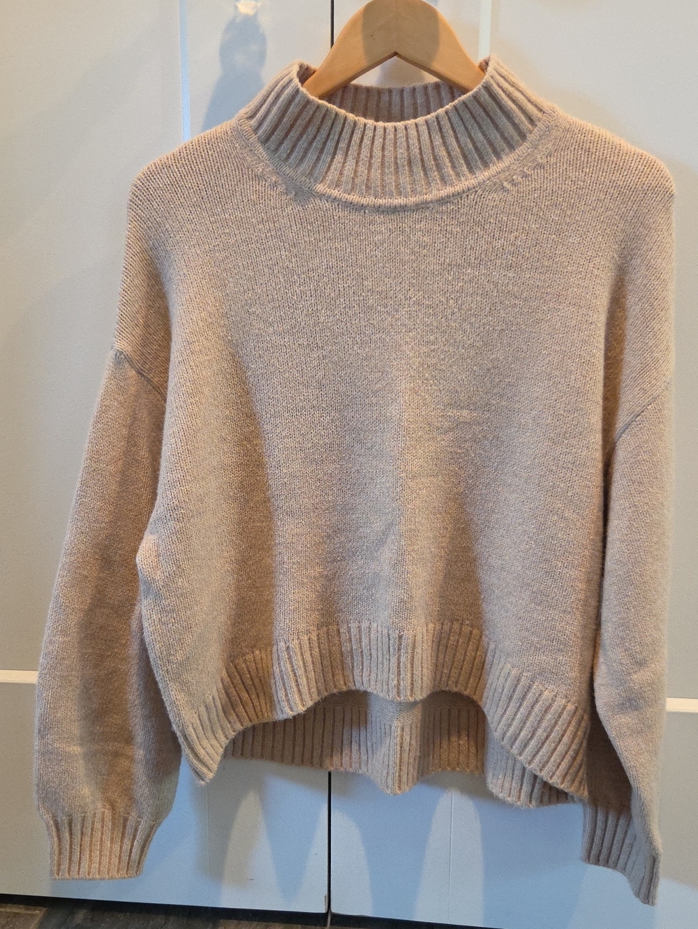 GAP KIDS CASHSTOP - Beige Mock Neck Sweater